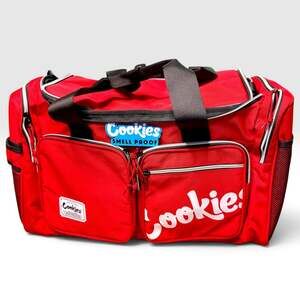 Cookies SF Heritage Smell Proof Duffle Bag Red NWT